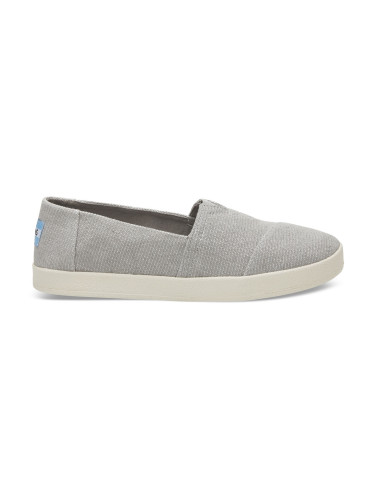 Toms Drizzle Grey Heavy Canvas