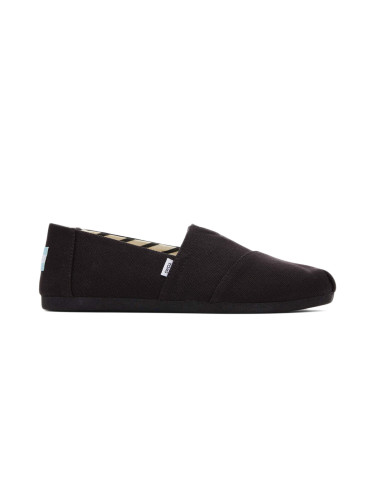 Toms Alpargata Black/Black Recycled Cotton Canvas Wmn