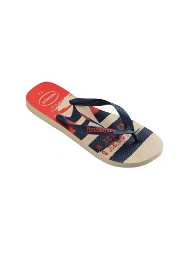 Havaianas Top Nautical Beige Straw Navy