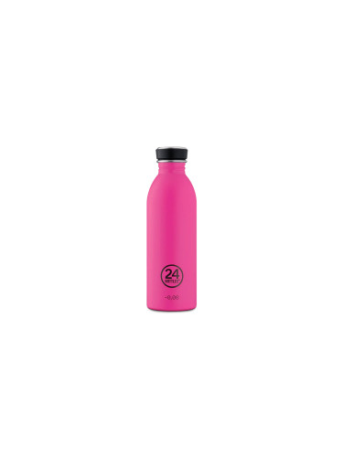 24 Bottles Urban Bottle Stone Passion Pink 500ml