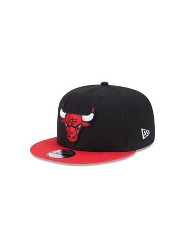 New Era Chicago Bulls Team Side Patch Black 9FIFTY Snapback Cap