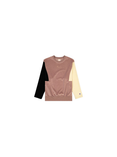 Champion Velour Colour Block Sweatshirt