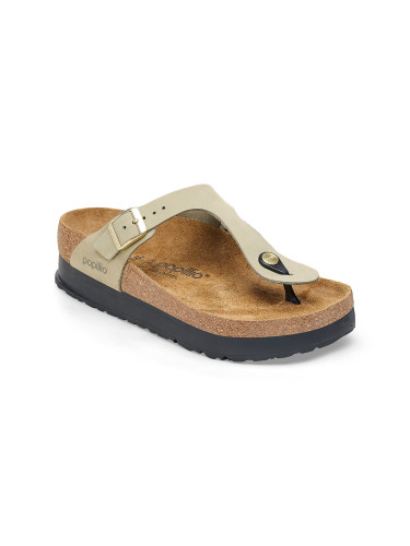 Birkenstock Gizeh PAP Flex Platform Nubuck Leather Regular Fit