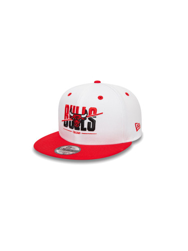 New Era Chicago Bulls Crown White 9FIFTY Snapback Cap