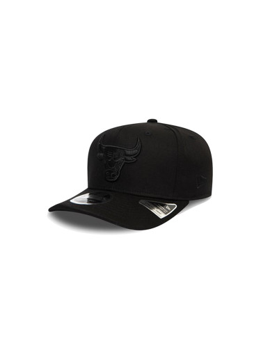 New Era Chicago Bulls Tonal Black 9FIFTY Stretch Snap Cap