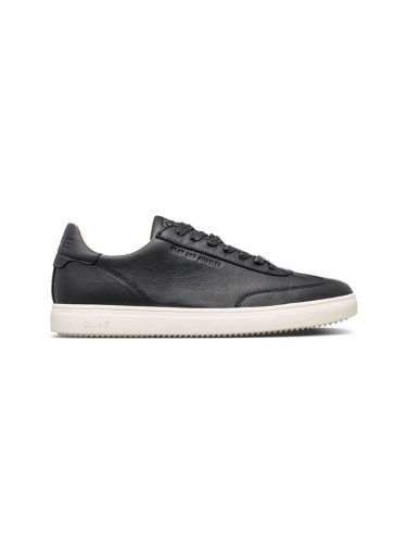 Clae Deane Black Milled Leather