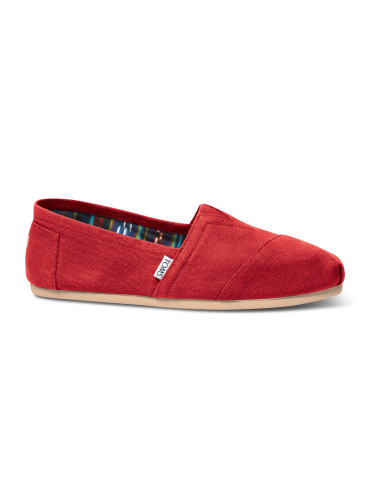 Toms Alpargatas W Red Canvas