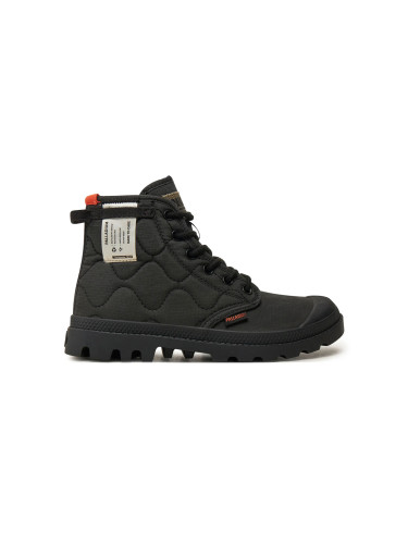 Palladium Pampa Re-Quilted Black