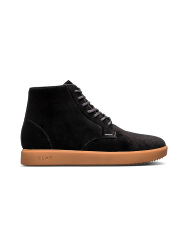 Clae Gibson Black Suede Gum