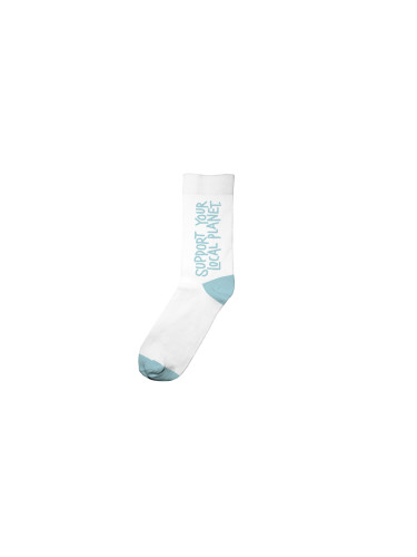 Dedicated Socks Sigtuna Local Planet White