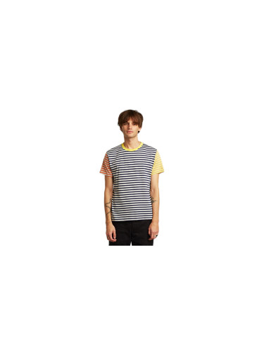 Dedicated T-shirt Stockholm Block Stripes Multi Color