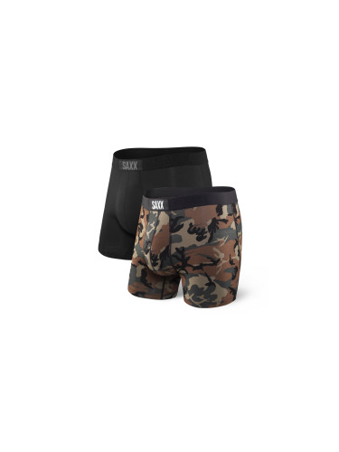 Saxx Vibe Boxer Brief Black Wood Camo