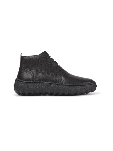 Camper Ground Black Ankle Boots