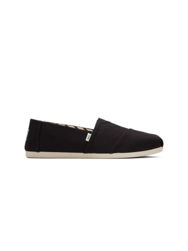 Toms Alpargata BLack Recycled Cotton Canvas