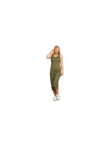 Dedicated Jersey Dress Kristinehamn Leaf Green