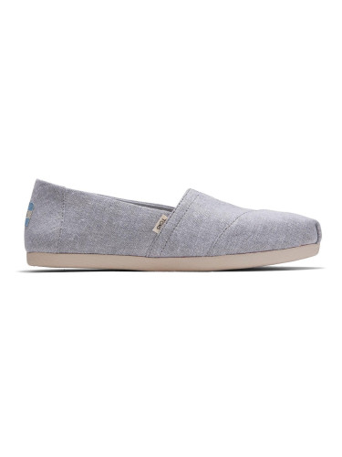 Toms Drizzle Grey Slub Chambray Women's Classics