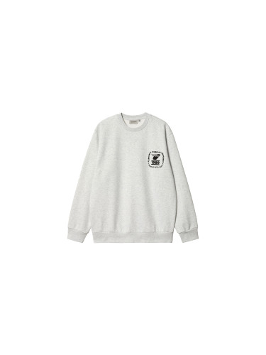 Carhartt WIP Stamp State Sweat Ash Heather