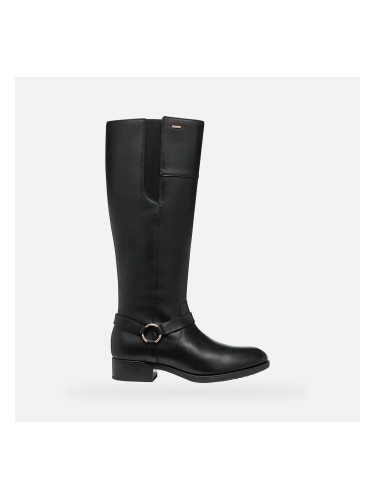 Black Women's Boots Geox Felicity Np Abx - Ladies