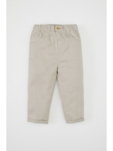 DEFACTO Baby Boy Elastic Waist Straight Leg Gabardine Trousers A8429a524wn