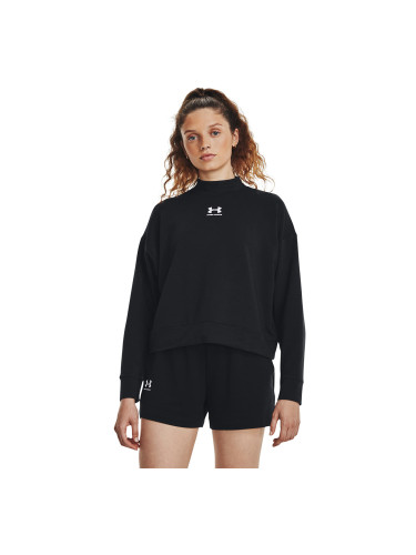 Суитшърт Under Armour Rival Terry Mock Crew Black M