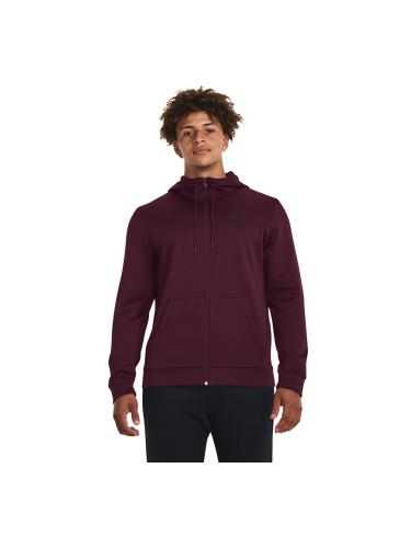 Суитшърт Under Armour Armour Fleece Fz Hoodie Dark Maroon XL