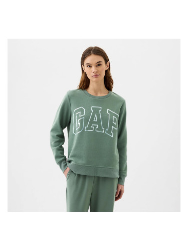 Суитшърт GAP Logo Sweatshirt Laurel Wreath Green 17-6 XXS