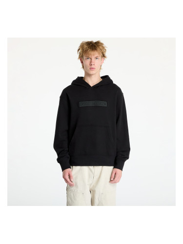 Суитшърт Calvin Klein Jeans Embroidered Box Hoodie Black L