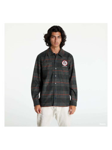 Риза PLEASURES Surfing Flannel Green S