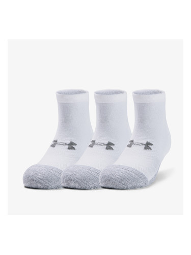 Under Armour Heatgear Low Cut Socks White L