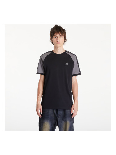 Тениска adidas Cb 3-Stripes Tee Black/ Grey Four M