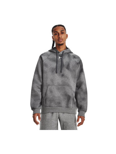 Суитшърт Under Armour Rival Fleece Printed Hd Castlerock Light Heather L