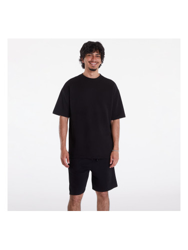 Тениска Urban Classics Light Terry T-Shirt Crew Black XXXL