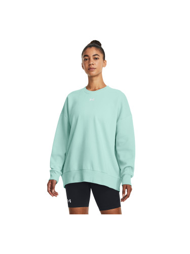 Суитшърт Under Armour Rival Fleece Os Crew Neo Turquoise S