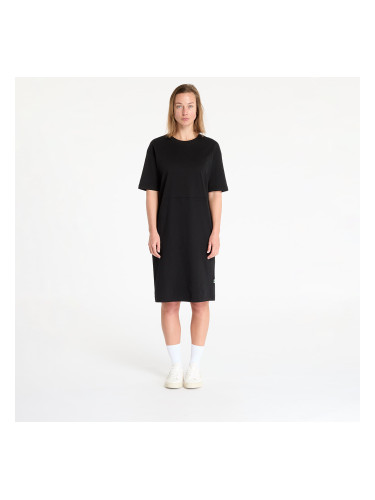 Облекло Urban Classics Ladies Organic Oversized Slit Tee Dress Black XS