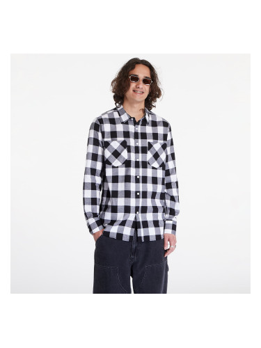 Риза Urban Classics Checked Flanell Shirt Black/ White S