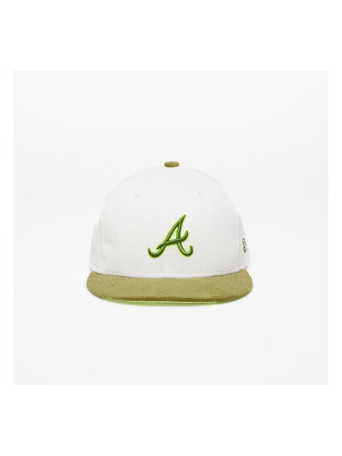 Шапка New Era Atlanta Braves Cord 59FIFTY Cap Off White 7 1/2