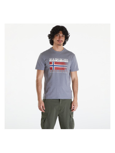 Тениска Napapijri S-Kreis Tee Grey Owl M