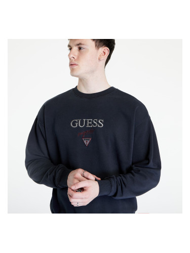 Суитшърт GUESS Baker Logo Crewneck Black XS