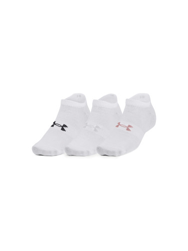 Under Armour Essential No Show 3-Pack White L