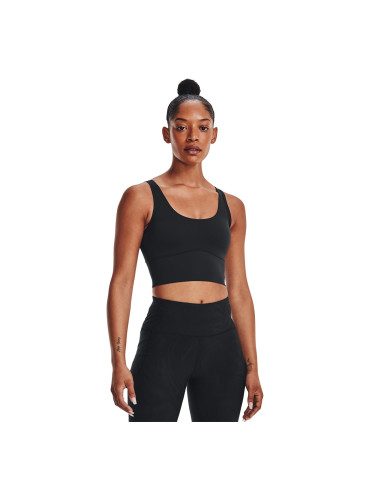 Under Armour Meridian Fitted Crop Tank Black S