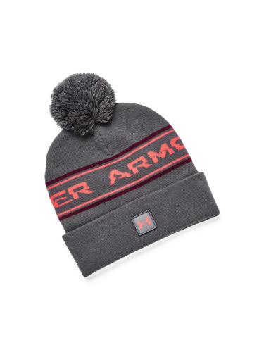 Шапка Under Armour Men'S Halftime Pom Beanie Pitch Gray Universal