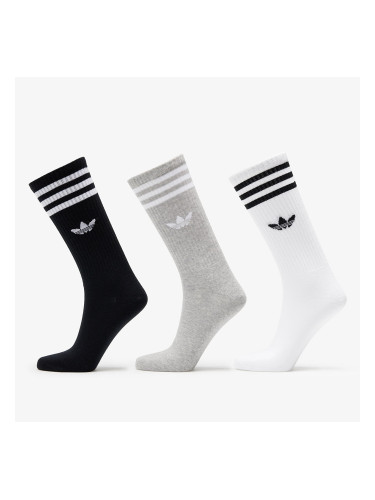 adidas High Crew Sock White/ Mgreyh/ Black M
