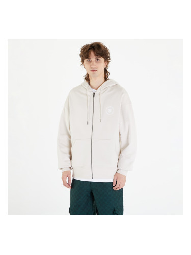 Суитшърт Daily Paper Circle Zip Hoodie Moonstruck Beige XS