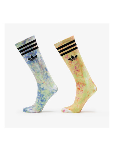 adidas Tie-Dyed High Crew Socks 2-Pack Multicolor XL