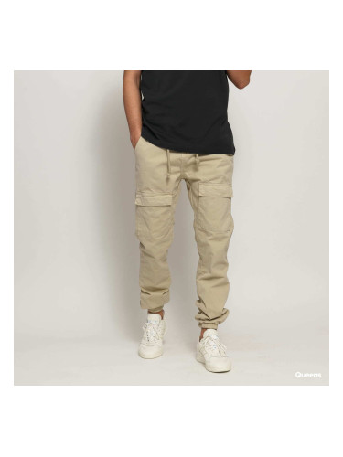 Панталони Urban Classics Front Pocket Cargo Jogging Pants Beige S