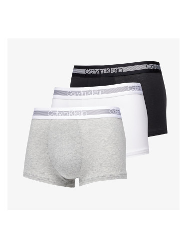 Calvin Klein Trunk 3-Pack Melange Grey/ Black/ White S