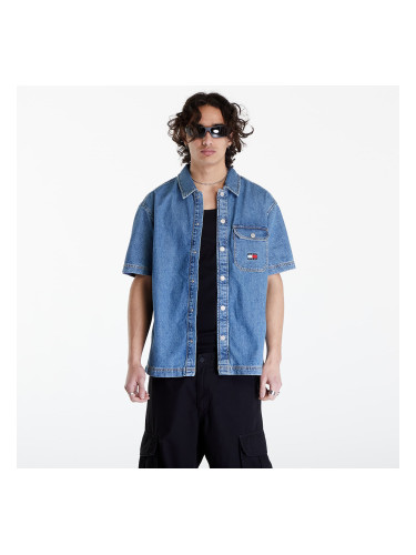 Риза Tommy Jeans Denim Short Sleeve Overshirt Mid Indigo M