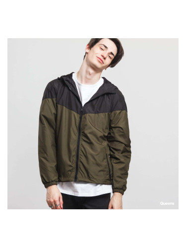 Ветровка Urban Classics 2-Tone Tech Windrunner Olive/ Black S