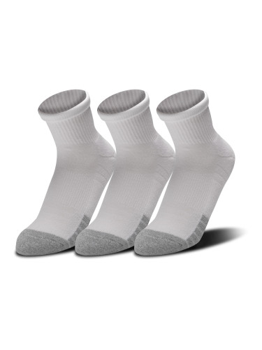 Under Armour Heatgear Quarter 3-Pack White L