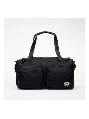 Nike Utility Power 2.0 Duffel Bag Black/ Black/ White 31 l